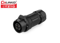 M16 4 Pin PBT Plastic Outdoor Waterproof Connectors Cnlinko 10A For Led Lighting