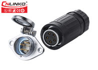 CNLINKO M20 500V Male Female Panel Connector IP67 5 Pin 20A Rms