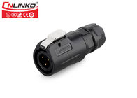 CNLINKO M12 3 Pin IP67 20AWG 6mm Waterproof Power Connector